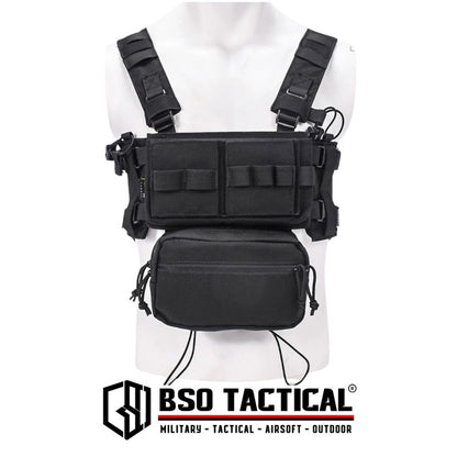Chestrig Tactical MFC Micro Fight Classic Chest Rig Multifungsi Storage MG Pouch Outdoor Sport