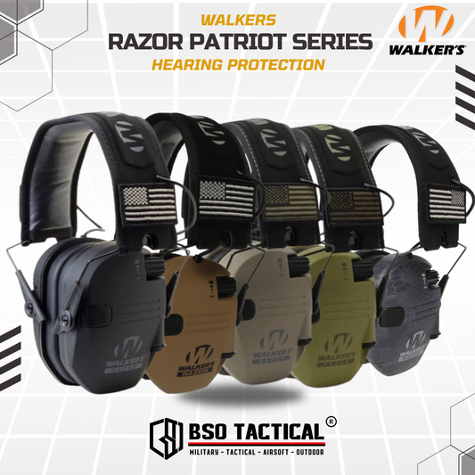 Walkers Razor Patriot Series Tactical Hearing Protection - ORIGINAL