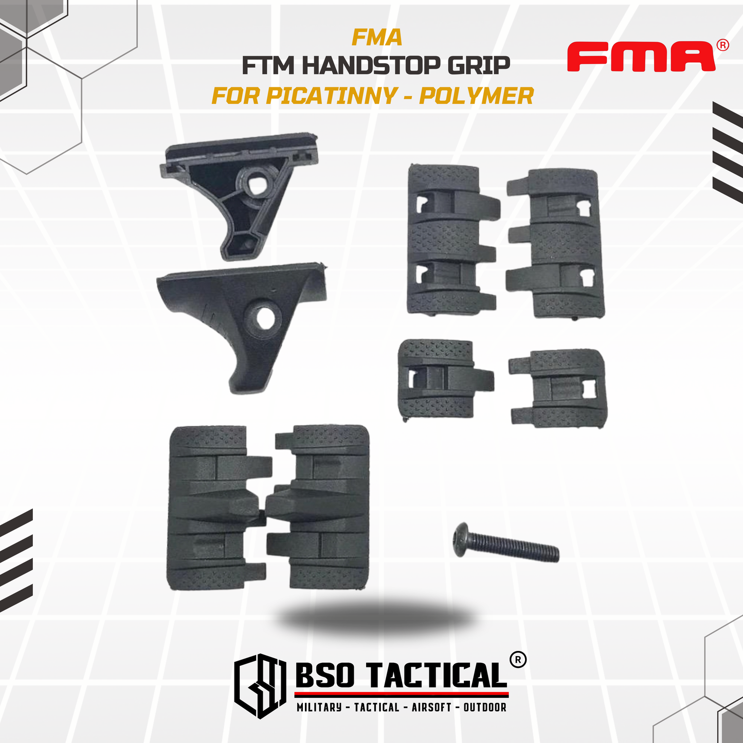 FMA FTM Handstop Kit Foregrip Picatinny