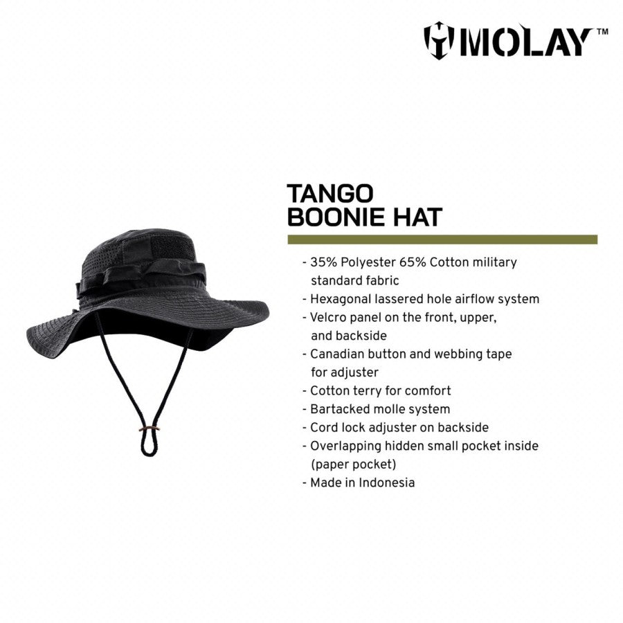 Topi Rimba Molay Tango MK II Outdoor Tactical Boonie Hat