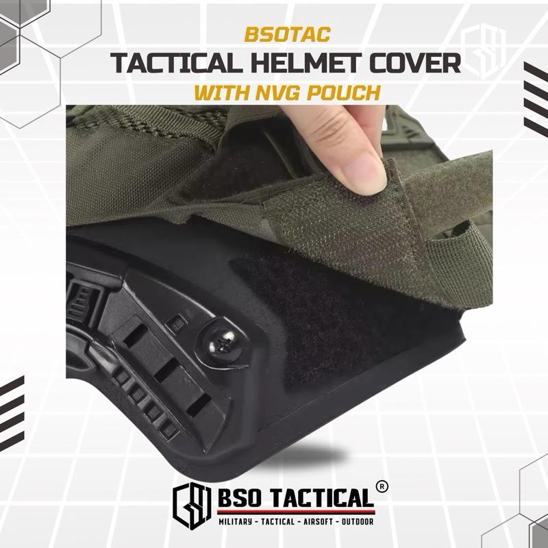 Cover Helm Tactical with NVG Battery Pouch Multifungsi