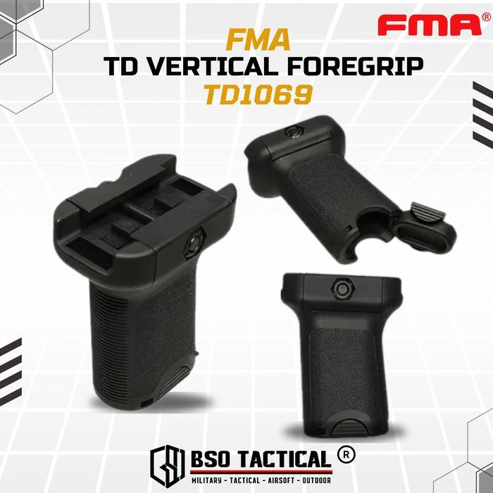 FMA Tactical TD Vertical Foregrip Airsoft Grip 20mm Picatinny Rail