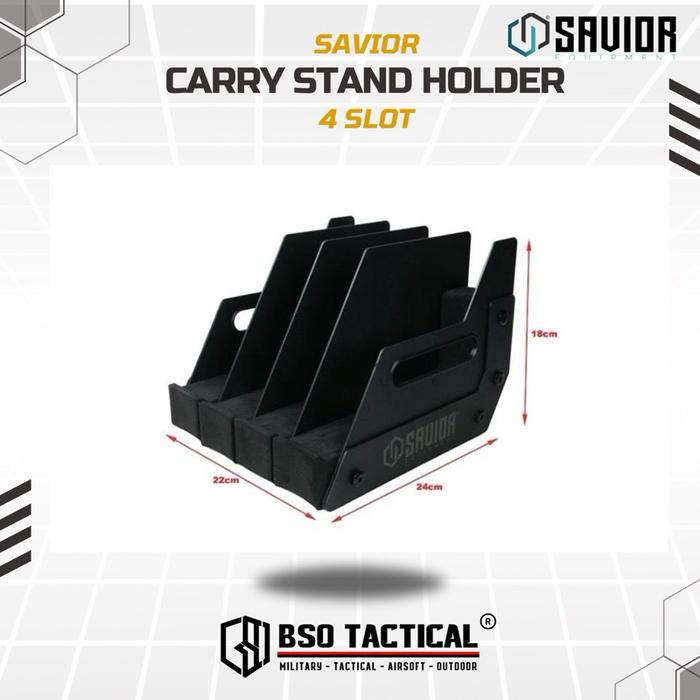 Savior Carry Stand Rack Display 4 SLOT & 8 SLOT