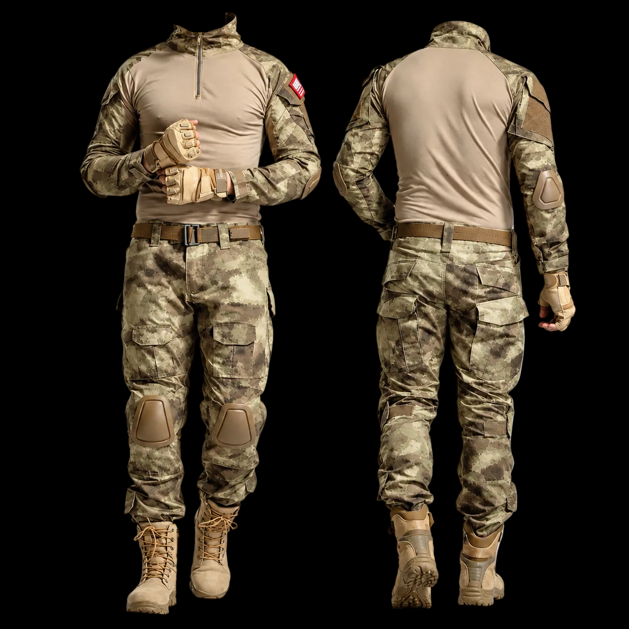 Baju Luar Ruangan Combat Shirt Tactical Set With Pants Outdoor