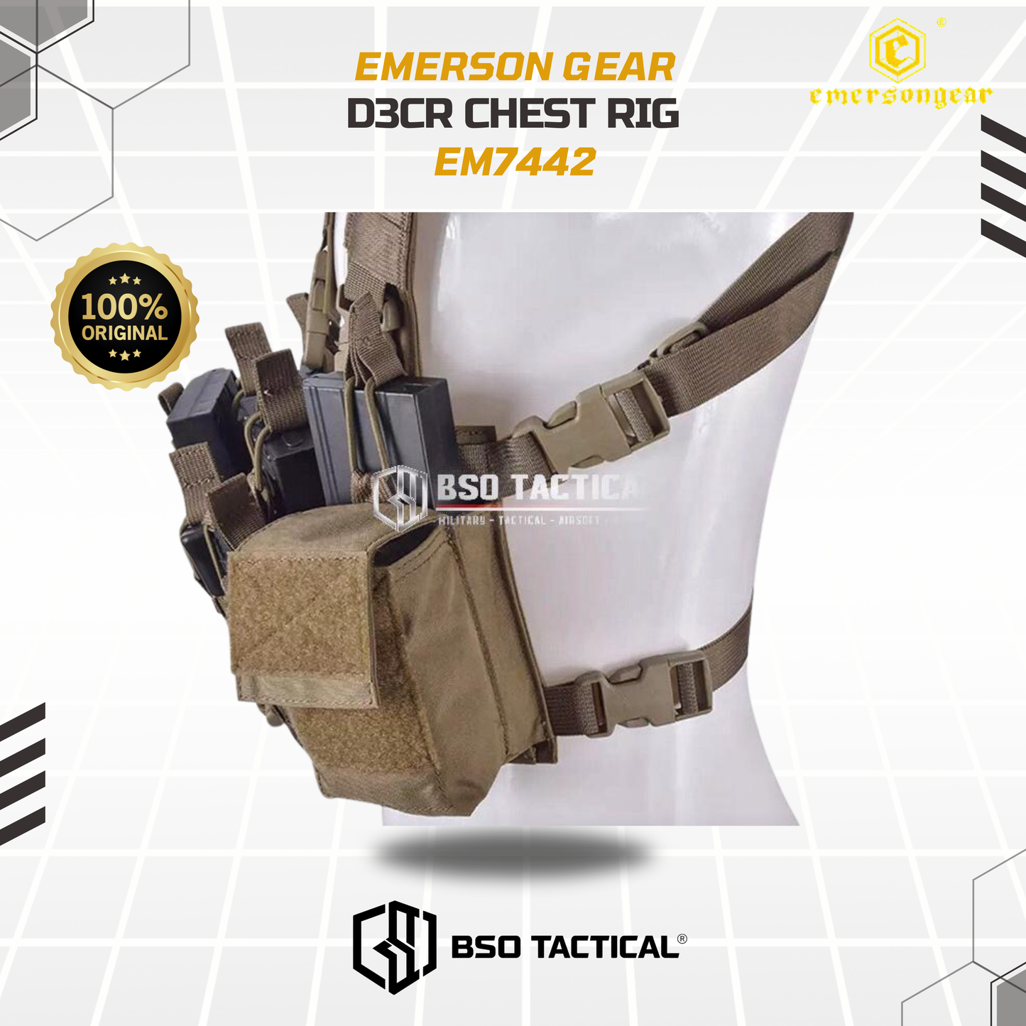 Emerson Gear D3CR Outdoor Tactical Chestrig - EM7442