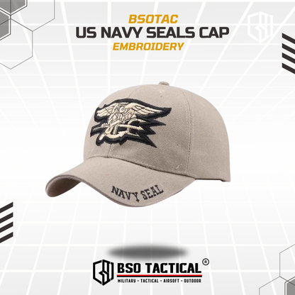 Topi Bordir Outdoor US Navy Embroidery Import