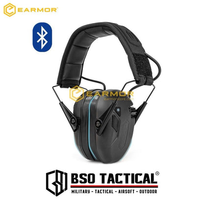 Earmor M300T Bluetooth Tactical Headset Hearing Protection Electronic Earmuff Headphones Earphone - ORI