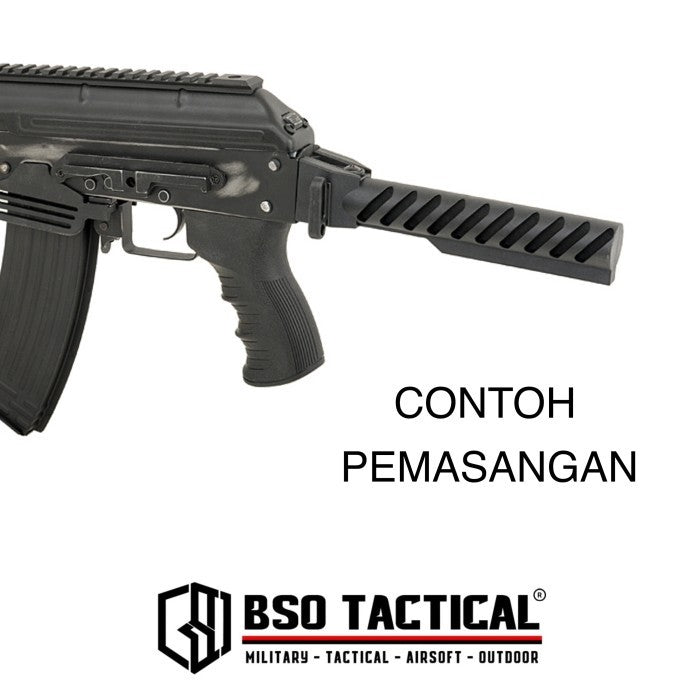 Tabung Popor Buffer Tube 6 Position Receiver Extension AK Series Conversion to M 4 Buttstock