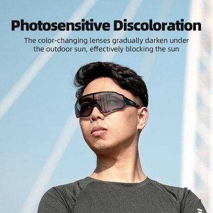 Kacamata Sepeda Outdoor Cycling Sunglasses Rockbros Sunglasses Photochromic Olahraga Sport Mancing - ORIGINAL