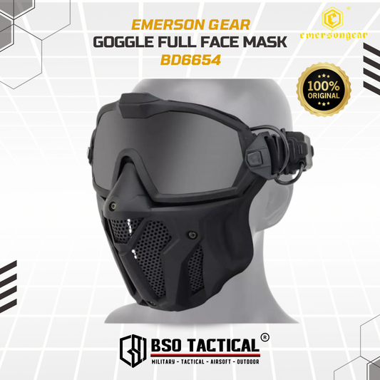 Emerson Gear Tactical Goggle Full Face Mask with Fan Anti Fogging - BD6654