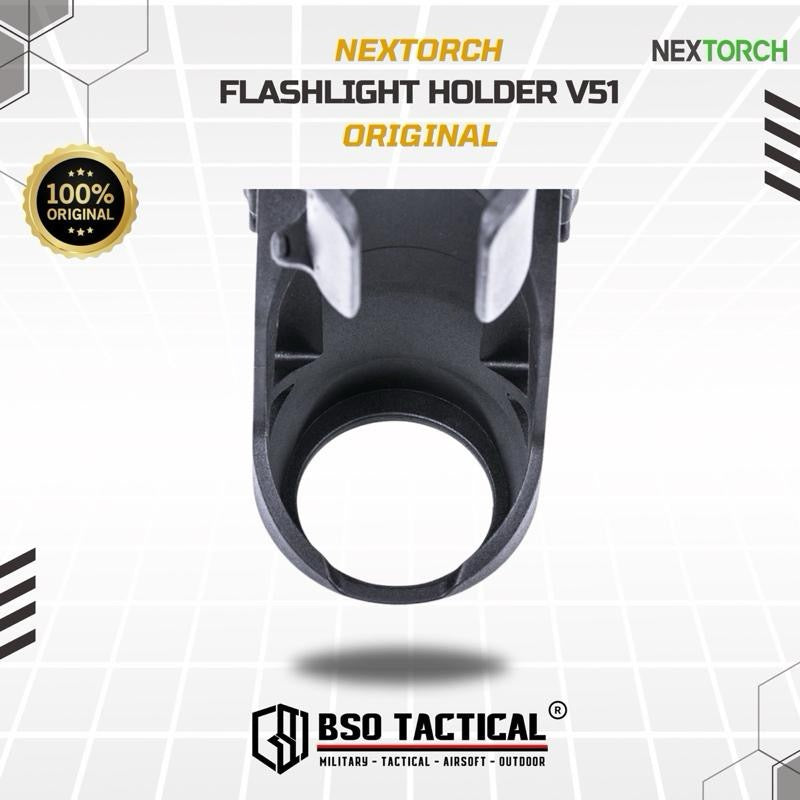 Nextorch V51 Tactical Flashlight Holder Quickdraw Holster Tempat Senter Outdoor - ORIGINAL