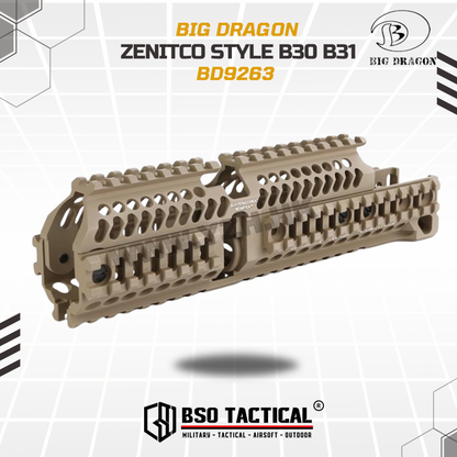 BD Tactical RIS Zenitco B30 B31 Handguard AK47 Series Full CNC - BD9263