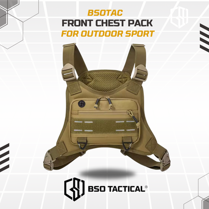 Front Chest Pack EDC Outdoor Sport Bag for Hiking Fishing Cycling Camping Gear
