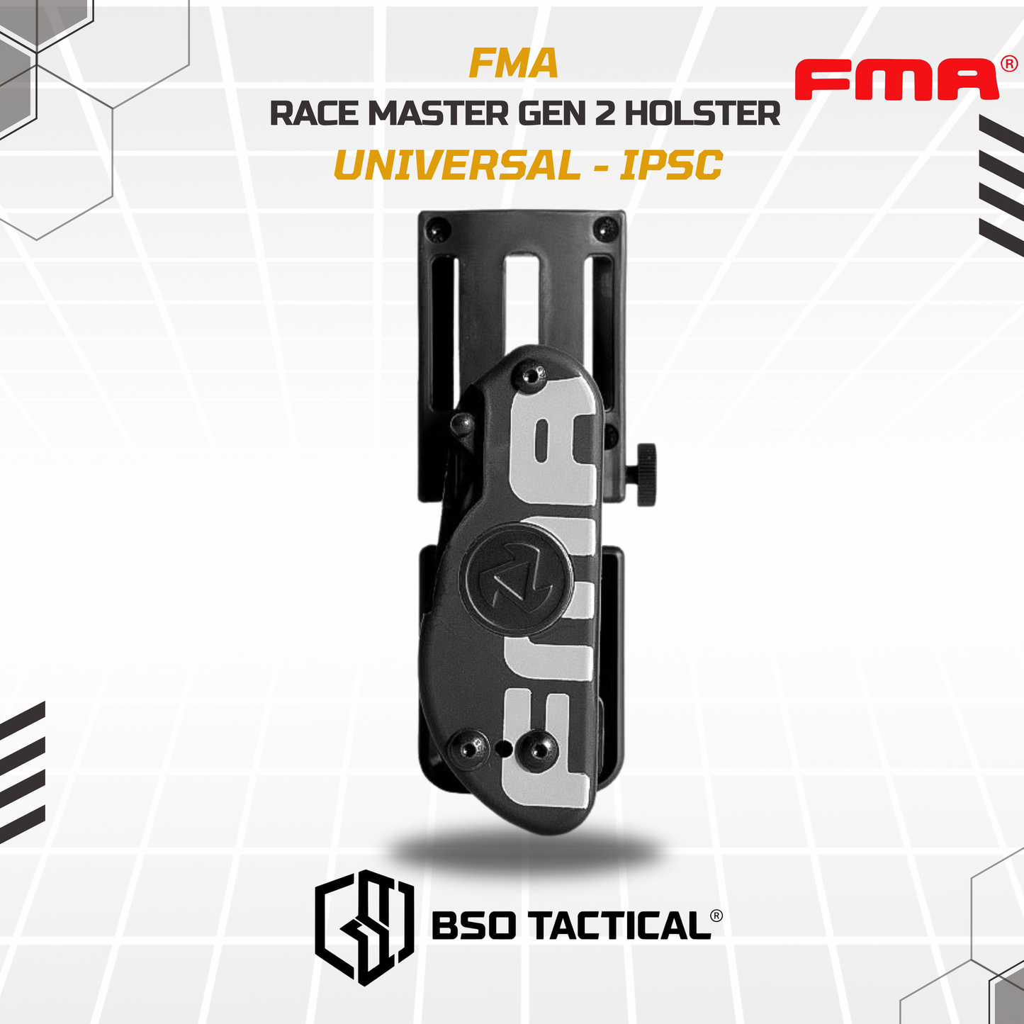 FMA IPSC Race Master Gen 2 Upgraded Holster Universal Competition