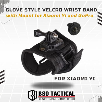 Glove Wrist Band Mounting for Action Cam Outdoor Camera Kamera