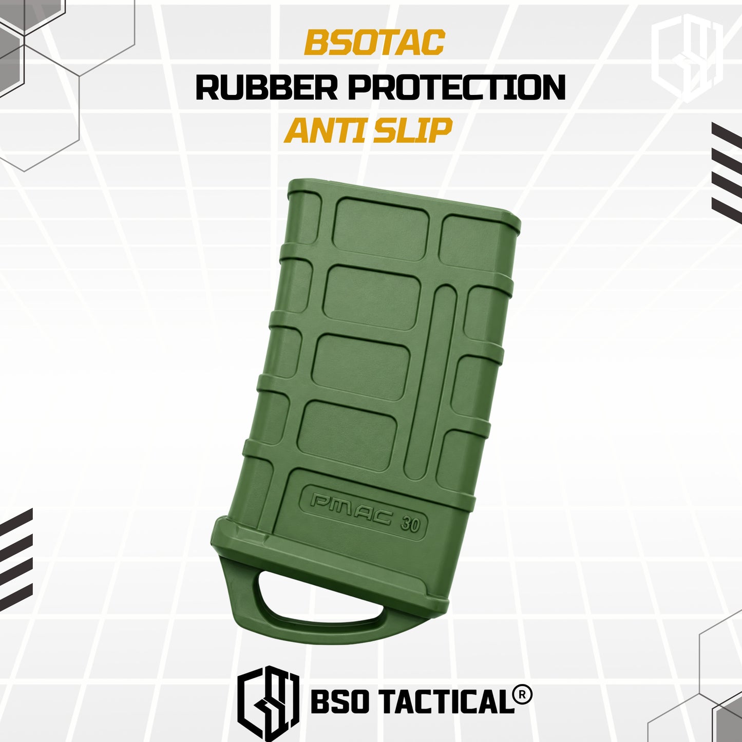 Rubber Magazine PMG Style Anti Slip Cover Mag Protection