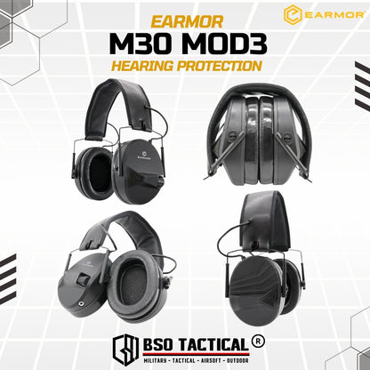 Earmor M30 MOD3 Tactical Electronic Hearing Protection IPSC - ORIGINAL