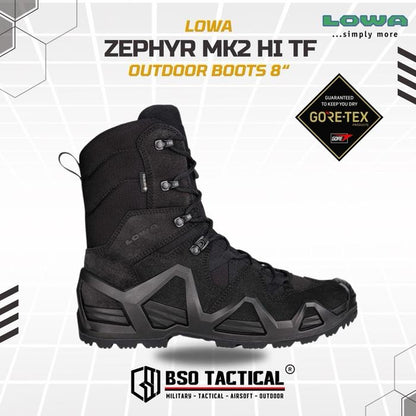 Sepatu Tactical LOWA ZEPHYR MK2 GTX HI Outdoor Boots Shoe High ORIGINAL