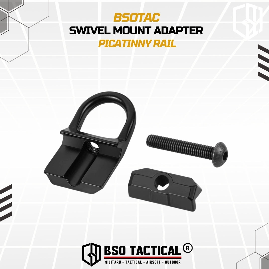 Swivel Sling Mount Adapter Rail 20mm Kaitan Sling Tactical Full Metal