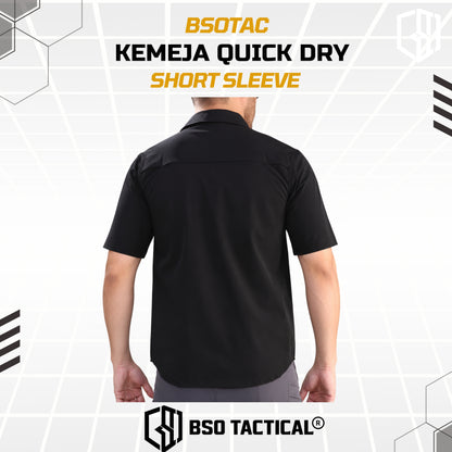 Kemeja Parasut Tactical Quick Dry Combat Short Sleeve Shirt Army Stretch Outdoor Pria Soft Casual Basic