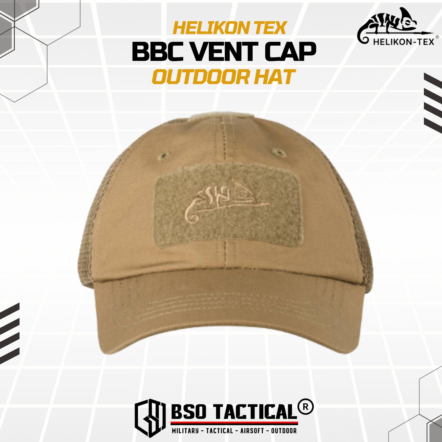 Topi Helikon Tex BBC Vent Cap Outdoor Hat Adjustable