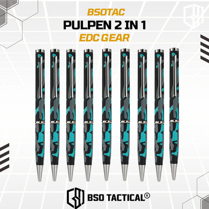 Pulpen Tactical 2 In 1 Pen Hidden Knives EDC Every Day Carry Outdoor Camping