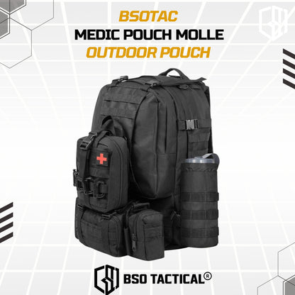 Tactical Medic Pouch 600D Molle Outdoor Military Pouch Free Patch