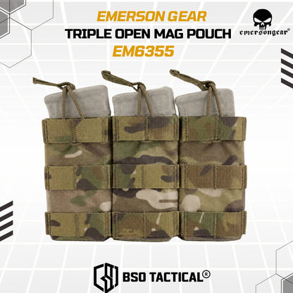 Emerson Gear Pouch Molle Triple Open Mag Pouch 500D Bag
