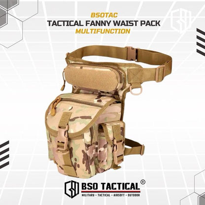 Tas Pinggang Paha Tactical Fanny Waist Multipurpose Outdoor Bag
