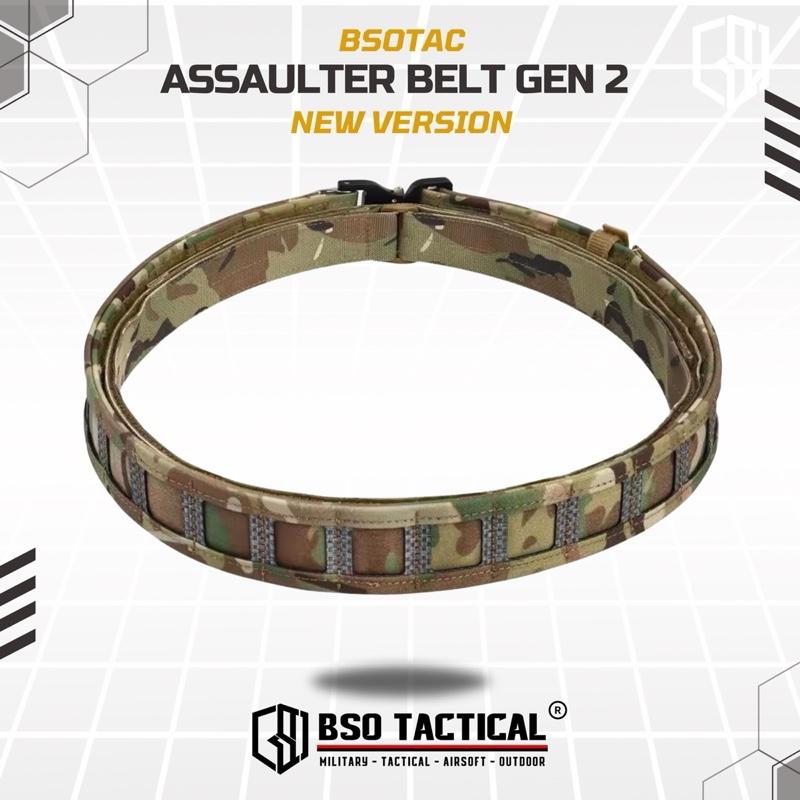 Ikat Pinggang WS Assaulter Tactical Belt Gen 2 Molle Warbelt Outdoor Quick Release Buckle 3 in 1