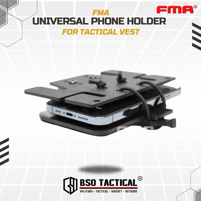 FMA Tactical Vest Phone Holder for Vest Rompi Molle Universal Smartphone