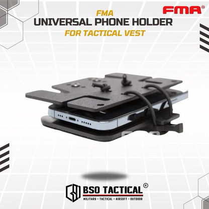 FMA Tactical Vest Phone Holder for Vest Rompi Molle Universal Smartphone