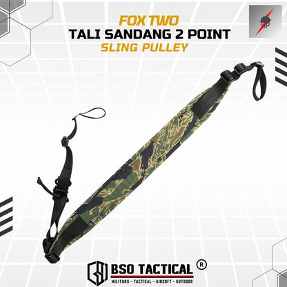 FOX TWO Tactical Tali Sandang 2 Point Sling Pulley - ORI Foxtwo