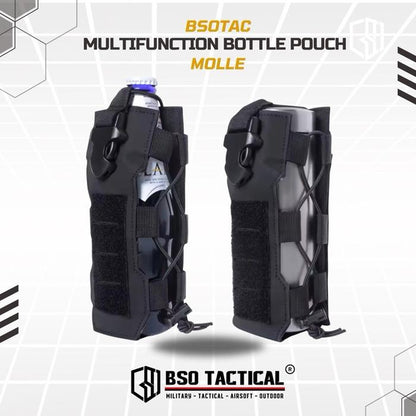 Tactical Water Bottle Pouch Molle Multifungsi Universal HT Pouches Outdoor Hiking Camping