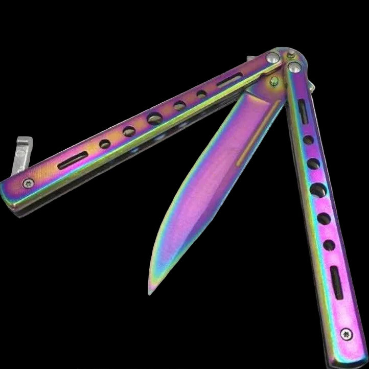 Balisong Pisau Latihan Outdoor Knife Camping EDC Knives