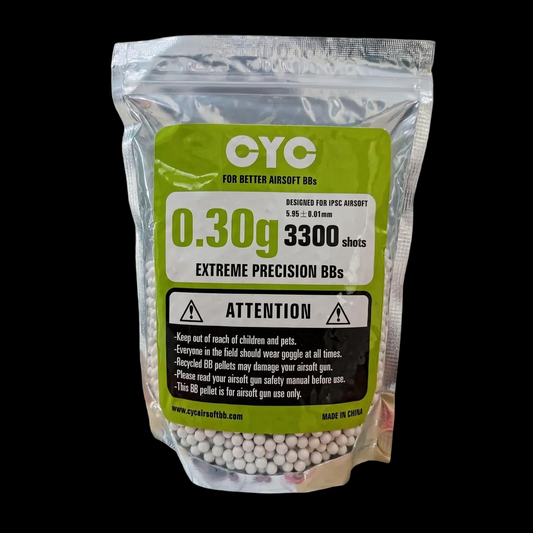 BB CYC 6mm 0.30 g / 0,30 g 3300 Shots Original For Airsoft - ORIGINAL