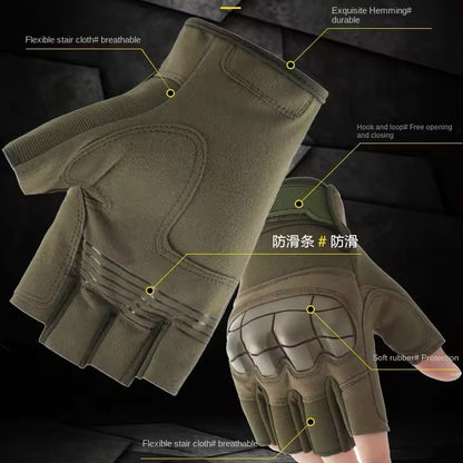 Sarung Tangan Tactical MP3 Fingerless Outdoor Motorcycle Glove