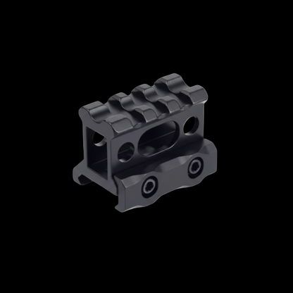 Riser Mount 1” Picatinny Rail 3 Slot Full Metal for Optic Laser Senter Flashlight