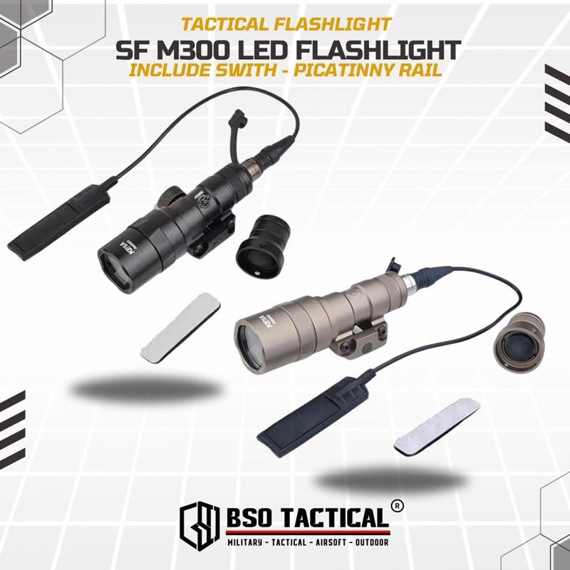 Senter Tactical SF M300A 280LM Flashlight Light Metal - Picatinny
