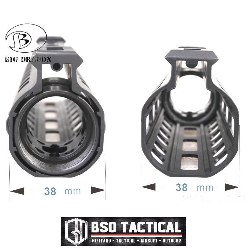 BD Tactical RIS Handguard NSR Style CNC Lightweight Full Metal 9 Inch