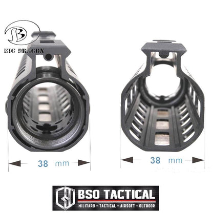 BD Tactical RIS Handguard NSR Style CNC Lightweight Full Metal 9 Inch