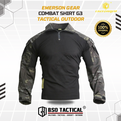 Emerson Gear Combat Shirt Tactical G3 Outdoor Shirt Baju Olahraga Luar Ruangan Gaya Taktis