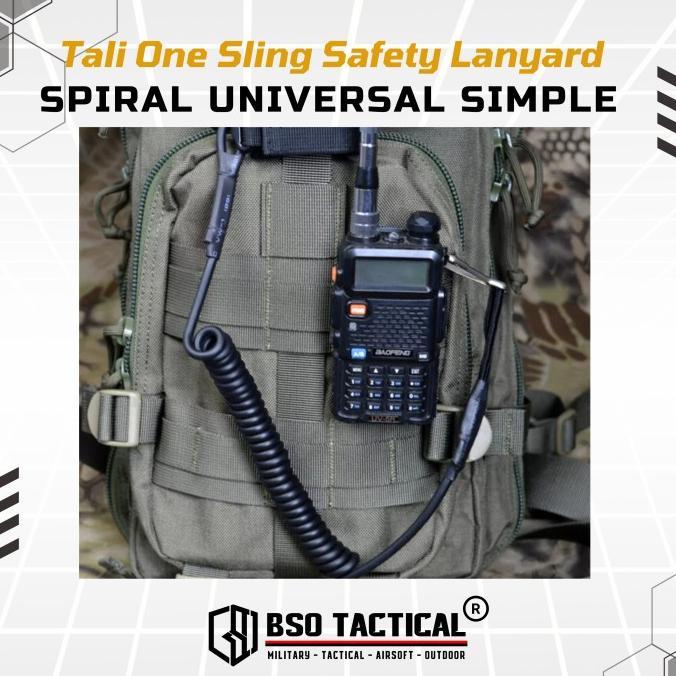 Tali One Sling Safety Lanyard Spiral Universal Simple Version