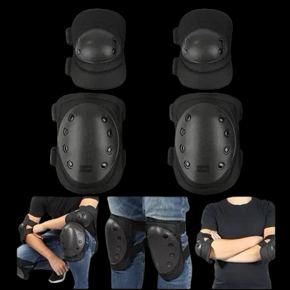 Kneepad Elbow Set Tactical Outdood Pad SWAT Style