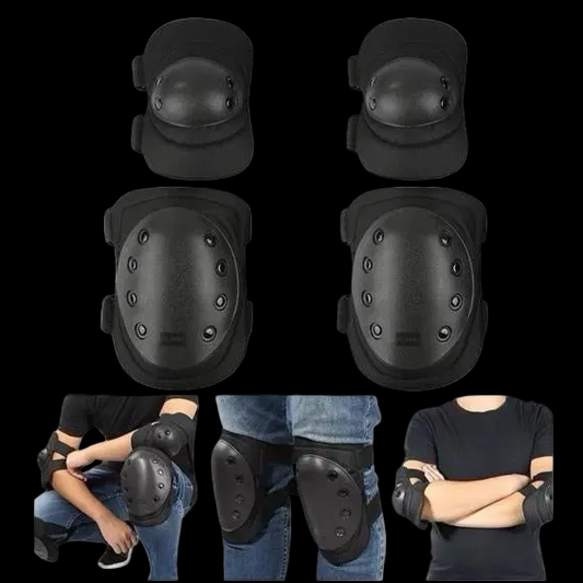 Kneepad Elbow Set Tactical Outdood Pad SWAT Style