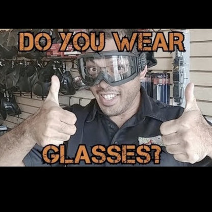Goggle Tactical Rothco OTG ANSI Thick Goggles Wide Frame Safety Eye Protection