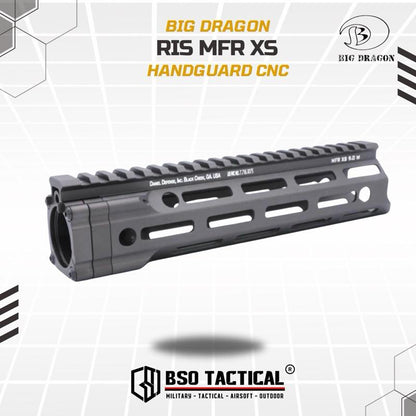 Tactical RIS DD Style MFR XS Handguard MLOK Full CNC Marking AEG GBBR
