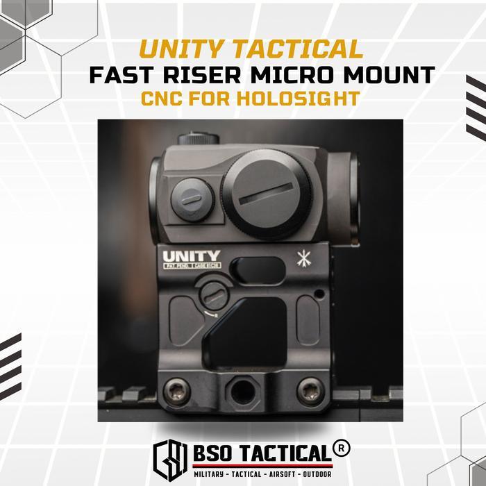 Unity Tactical FAST Riser Micro Mount CNC for Holosight T1 T2 Romeo