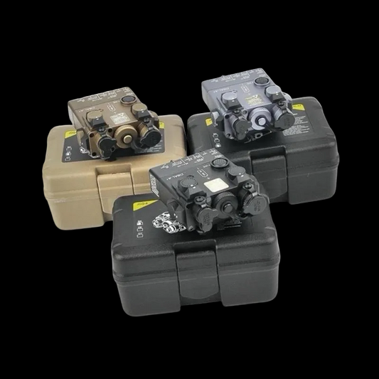 Senter Laser DBAL A2 Tactical Light LED Flaslight with Switch - CNC Material