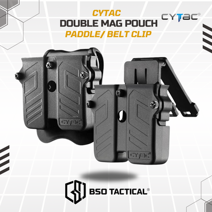 Cytac Tactical Double Mag Pouch 9mm Holster Universal - ORIGINAL